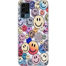 Grabono General Mobile Gm 23 Kılıf Desenli Baskı Tpu Silikon Uv Emojix