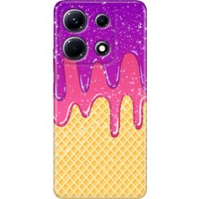 Grabono Infinix Note 30 Pro Kılıf 6.67" Desenli Baskılı Esnek Silikon Kapak Krema