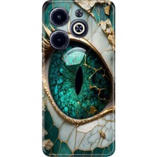 Grabono Infinix Hot 40 Pro / Infinix Hot 40 Kılıf Temalı Baskılı Desenli Resimli Silikon Tanrıça Gözü