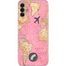 Grabono Reeder S19 Max Pro S Kılıf Renkli Desenli Tpu Lüks Baskılı Silikon Kapak Map