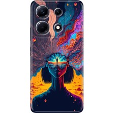 Grabono Infinix Note 30 Kılıf Desenli Baskılı Esnek Silikon Kapak Girdap