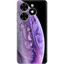 Grabono Tecno Spark Go 2024 Kılıf Baskılı Esnek Silikon Kapak World