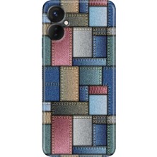 Grabono Tecno Spark 9 Pro Kılıf Renkli Temalı Desenli Tpu SPARK9PRO Silikon Jean Pattern