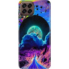 Grabono Samsung Galaxy M33 Kılıf Baskılı Esnek Silikon Kapak Dream Road