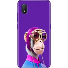 Grabono Tcl L7 Kılıf Desenli Silikon Renkli Phone Case Monkey