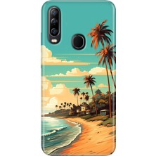 Grabono General Mobile Gm 20 Pro Kılıf Baskılı Silikon Case Uv Malibu