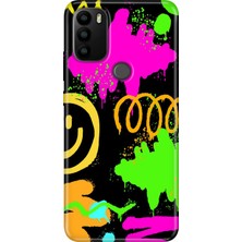 Grabono General Mobile Gm 21 Plus Kılıf Baskılı Silikon Kapak Smile