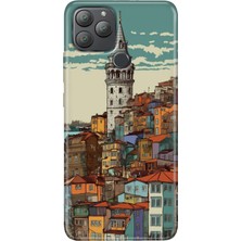 Grabono General Mobile Gm 22 Plus Kılıf Desenli Esnek Silikon Uv Galata