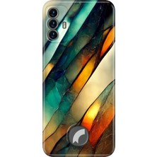 Grabono Reeder S19 Max Pro S Kılıf Renkli Desenli Tpu Lüks Baskılı Silikon Kapak Flora Mermer