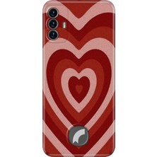 Grabono Reeder S19 Max Pro S Kılıf Renkli Desenli Tpu Lüks Baskılı Silikon Kapak Mat Kalp