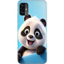 Grabono Reeder P13 Blue Max Pro Lite 2022 Kılıf Desenli Kapak Silikon Cover Panda