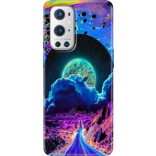 Grabono Oneplus 9 Pro Kılıf Renkli Özel Temalı Desenli Silikon Tpu Dream Road