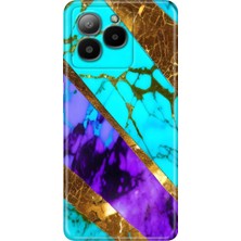 Grabono Omix X7 Kılıf Renkli Özel Temalı Desenli Silikon Tpu Stok Nezih Mermer