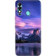 Grabono Tecno Spark 8t Kılıf Desenli Kapak Renkli Kuzey