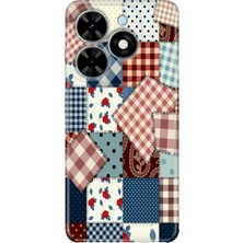 Grabono Tecno Spark Go 2024 Kılıf Baskılı Esnek Silikon Kapak Yama