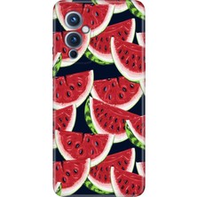 Grabono Oneplus 9 Kılıf Desenli Silikon Renkli Tpu Uv Karpuz