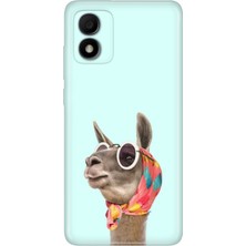 Grabono Tcl 303 Kılıf Silikon Renkli Phone Case Deve