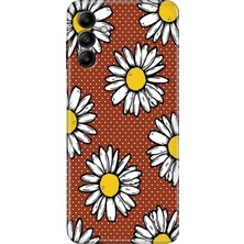 Grabono Samsung Galaxy M14 Uyumlu Kapak Kılıf Tasarım Esnek Silikon Puantiye