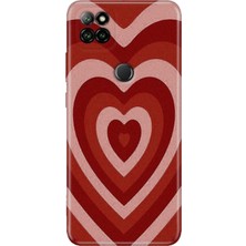 Grabono Casper Via E30 Kılıf Renkli Temalı Desenli Tpu Silikon Mat Kalp