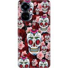 Grabono Tecno Camon 19 Pro Kılıf Renkli Temalı Desenli Tpu (CI8N) Uyumlu Silikon Kabile