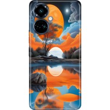 Grabono Tecno Camon 19 Pro Kılıf Renkli Temalı Desenli Tpu (CI8N) Uyumlu Silikon Afrika