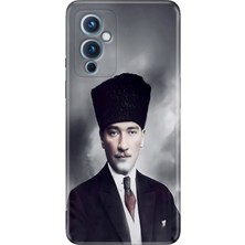 Grabono Oneplus 9 Kılıf Desenli Silikon Renkli Tpu Uv Atatürk