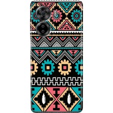 Grabono Casper Via X40 Kılıf Renkli Baskı Desenli Tpu Kapak Silikon Etnik