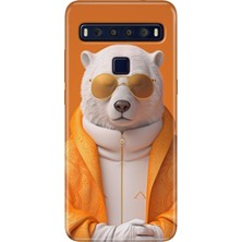 Grabono Tcl 10L Kılıf Baskılı 6.53" Silikon Renkli Resimli Arka Kapak Stil Bear
