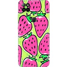 Grabono Casper Via E30 Kılıf Renkli Temalı Desenli Tpu Silikon Çilek