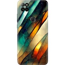 Grabono Casper Via E30 Kılıf Renkli Temalı Desenli Tpu Silikon Flora Mermer