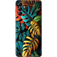 Grabono Samsung Galaxy M14 Uyumlu Kapak Kılıf Tasarım Esnek Silikon Renkli Orman