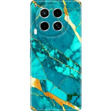 Grabono Tecno Camon 30 Kılıf (Cl6) Uyumlu Silikon Desenli Kapak Prag Mermer