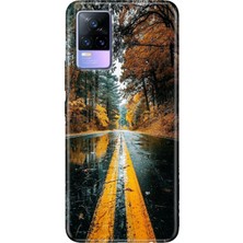 Grabono Vivo V21 Kılıf Resimli Desenli Özel Tasarım Silikon Korku Yolu