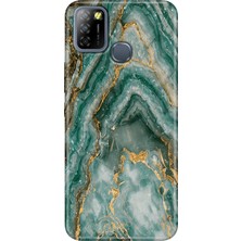 Grabono Infinix Smart 5 Uyumlu Kılıf Renkli Desenli Baskı Tpu Silikon Granit