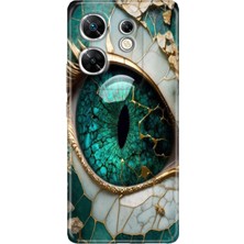 Grabono Infınıx Zero 30 4g Kılıf Renkli Desenli Baskı Silikon Tanrıça Gözü