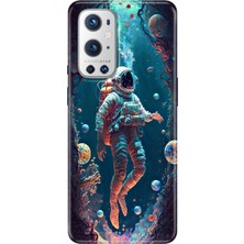 Grabono Oneplus 9 Pro Kılıf Renkli Özel Temalı Desenli Silikon Tpu Astronot