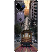 Grabono Vivo V40 Kılıf Desenli Temalı Esnek Silikon California