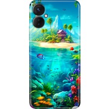 Grabono Tecno Camon 19 Neo Kılıf (CH6I) Uyumlu Desenli Silikon Island