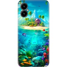 Grabono Omix X3 Kılıf Renkli Temalı Desenli Tpu Silikon Island