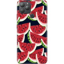 Grabono General Mobile Gm 22 Plus Kılıf Desenli Esnek Silikon Uv Karpuz