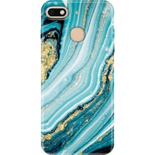 Grabono General Mobile Gm 8 Go Kılıf Desenli Silikon Renkli Tpu Uv Simli Taş