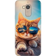 Grabono General Mobile Gm 8 Uyumlu Kılıf Desenli Silikon Renkli Tpu Uv Cat