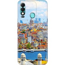 Grabono Tecno Spark 8t Kılıf Desenli Kapak Renkli Istanbul