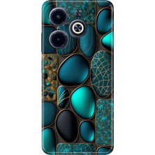 Grabono Infinix Hot 40I - SPARK20 - 20C Kılıf Temalı Resnkli Desen Baskılı Kapak Marble