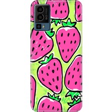 Grabono General Mobile Gm 23 Kılıf Desenli Baskı Tpu Silikon Uv Çilek