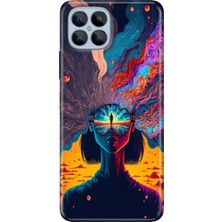 Grabono Omix X600 Kılıf Kılıf Renkli Esnek Silikon Temalı Desenli Tpu Girdap