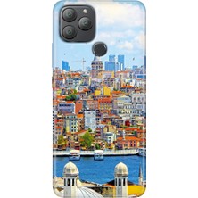 Grabono General Mobile Gm 22 Plus Kılıf Desenli Esnek Silikon Uv Istanbul