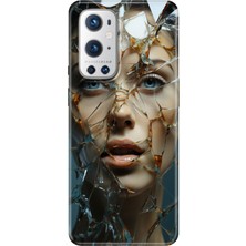 Grabono Oneplus 9 Pro Kılıf Renkli Özel Temalı Desenli Silikon Tpu Cam Kırığı
