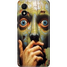 Grabono Tcl 303 Kılıf Silikon Renkli Phone Case Iluzyon