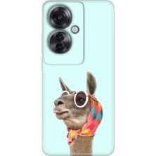 Grabono Oppo Reno 11 F 5g Kılıf (CPH2603) Uyumlu Desenli Silikon Tpu Deve